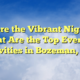 Explore the Vibrant Nightlife: What Are the Top Evening Activities in Bozeman, MT?