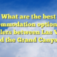 What are the best accommodation options for travelers between Las Vegas and the Grand Canyon?