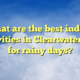 What are the best indoor activities in Clearwater, FL, for rainy days?