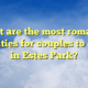 What are the most romantic activities for couples to enjoy in Estes Park?