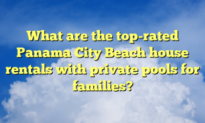 What are the top-rated Panama City Beach house rentals with private pools for families?